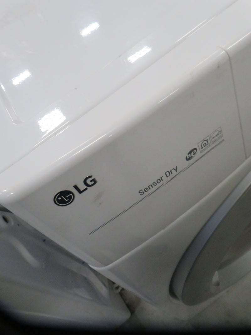 27"W Electric Front Load Dryer in White