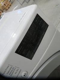 27"W Electric Front Load Dryer in White