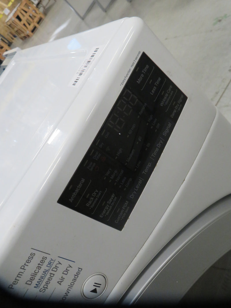 27"W Electric Front Load Dryer in White