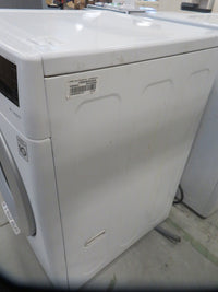 27"W Electric Front Load Washer in White
