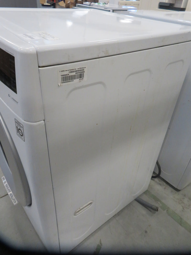 27"W Electric Front Load Washer in White