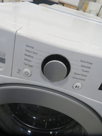 27"W Electric Front Load Washer in White