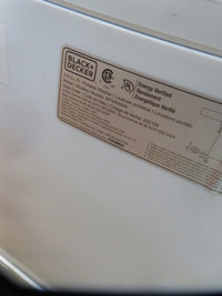 16"W Small  Black+ Decker Washing Machine