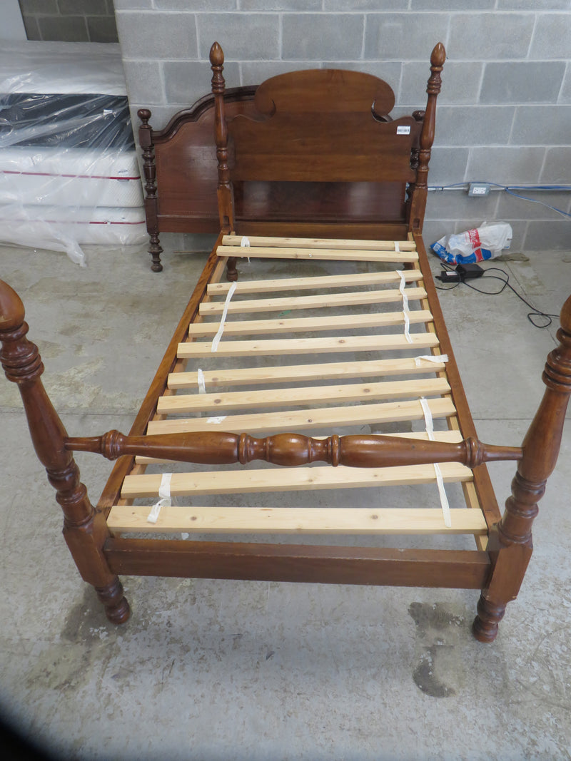 40"W Single Wooden Bed Frame