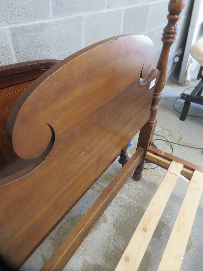 40"W Single Wooden Bed Frame