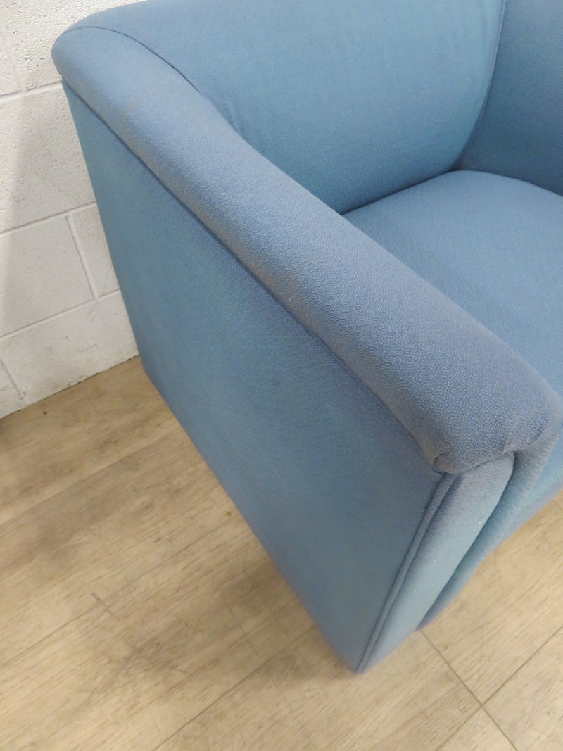 Armchair in Blue Fabric