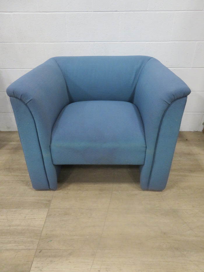 Armchair in Blue Fabric