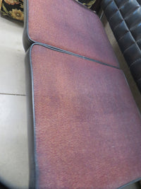 41"W Double Chair With Metal Legs