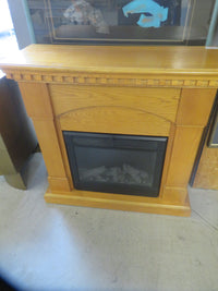 40"W Fire Wooden Place