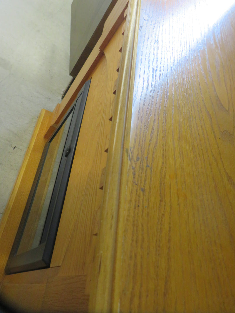 40"W Fire Wooden Place
