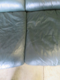 3-Seat sofa in Green Leather