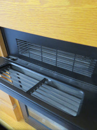 40"W Fire Wooden Place