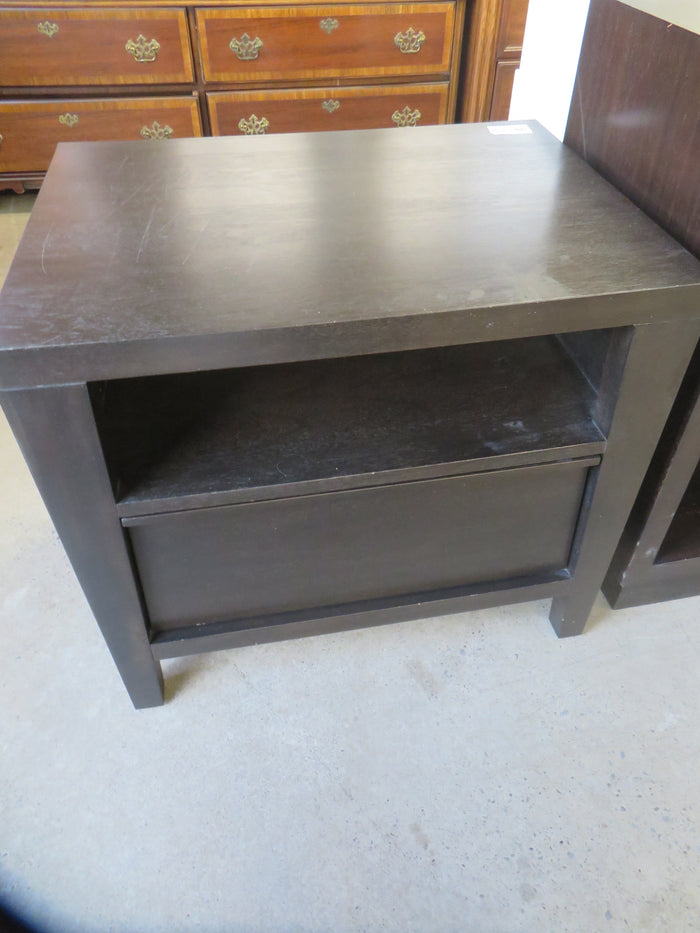26"W Wooden Nightstand