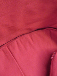 31"W Red Fabric Armchair