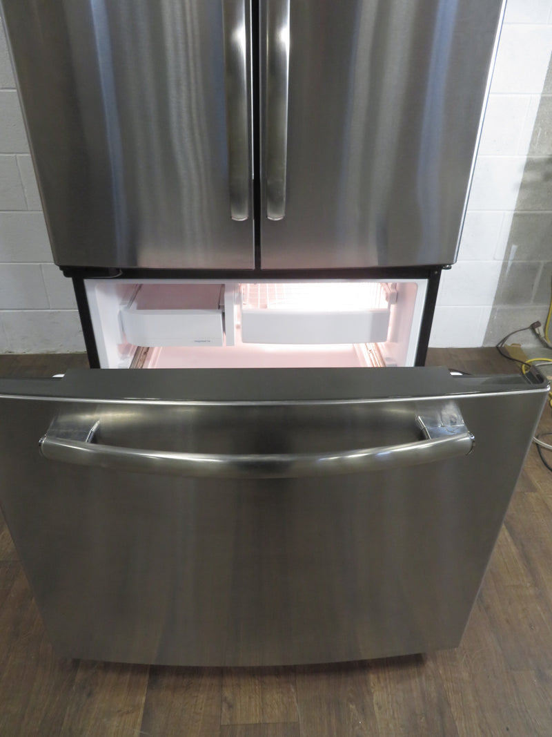 GE Bottom Freezer Fridge - Stainless