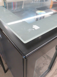 59"W Black Office Table