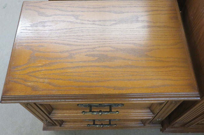 Vintage Wooden Bedside Table