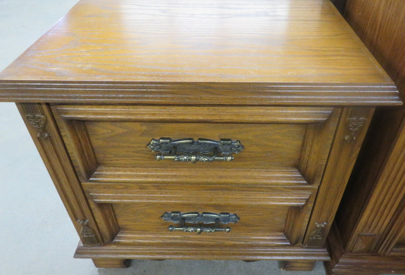 Vintage Wooden Bedside Table