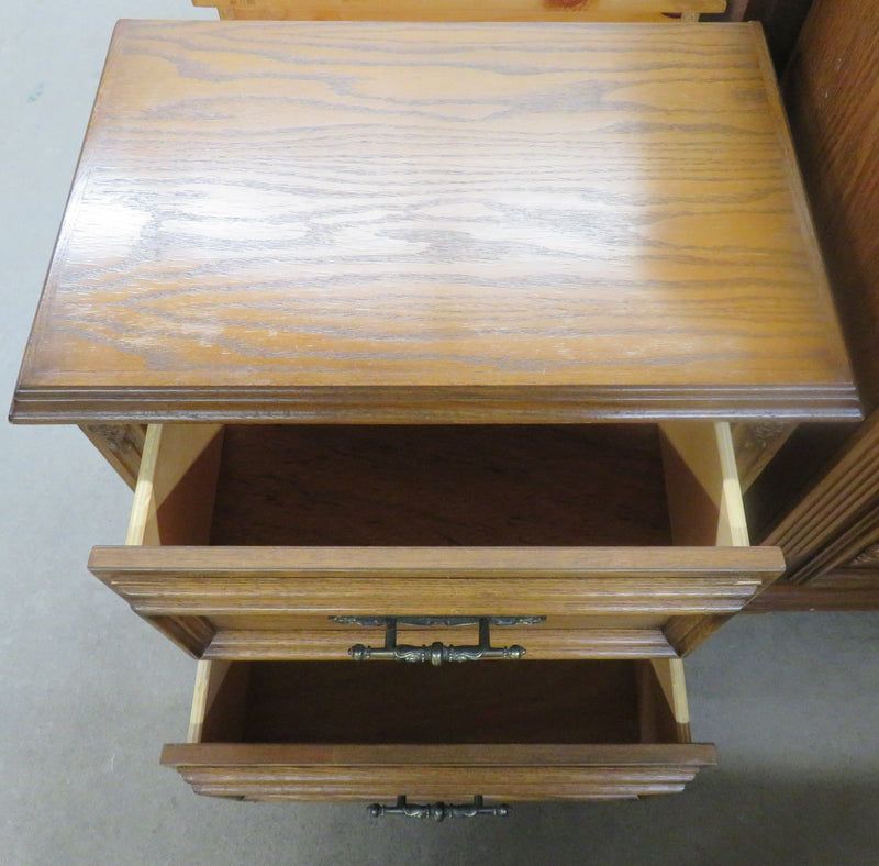 Vintage Wooden Bedside Table