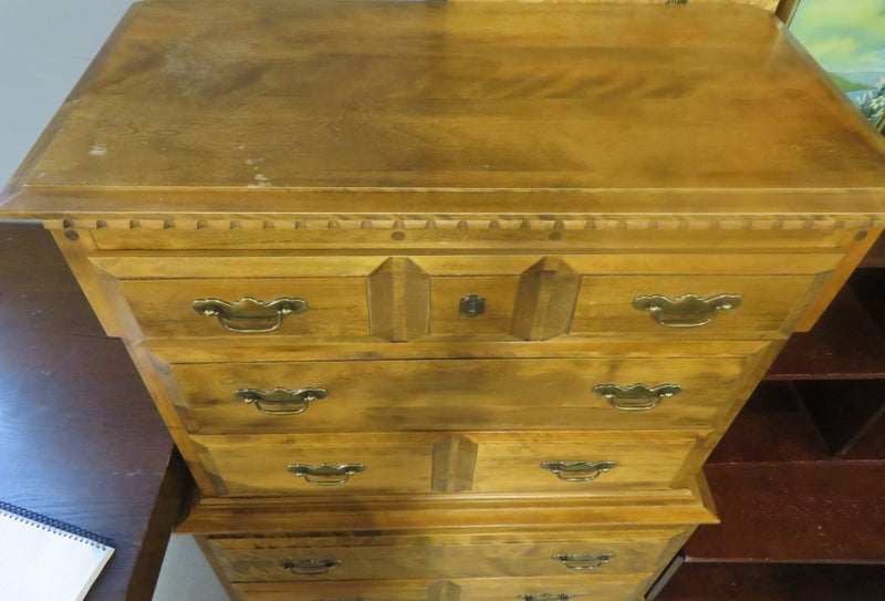 Antique tall chest of drawers