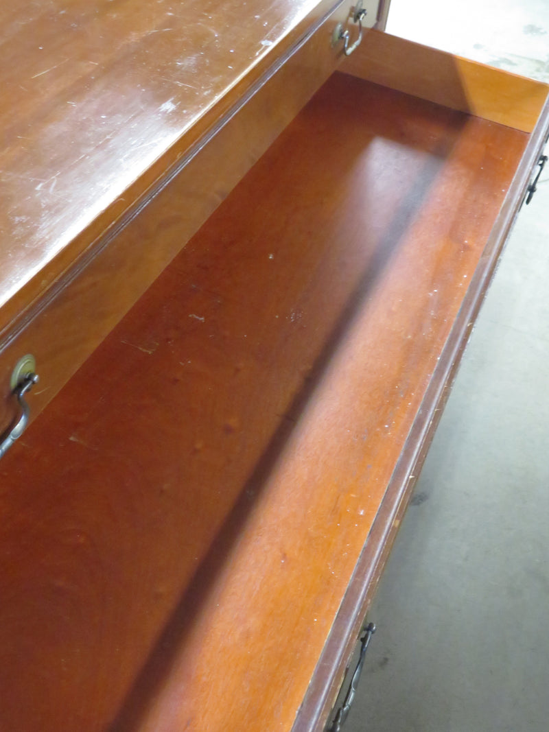 52"W Wooden 4- Big Drawer Dresser