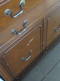 52"W Wooden 4- Big Drawer Dresser