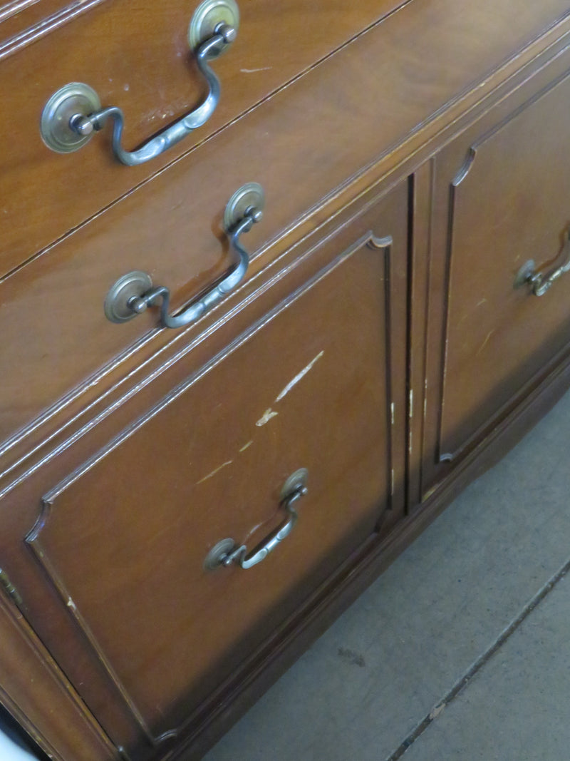 52"W Wooden 4- Big Drawer Dresser