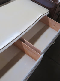 48"W 6-Drawer White Dresser