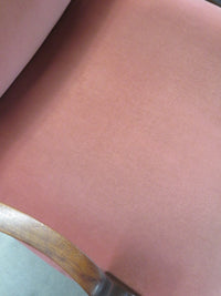 24"W Wooden Chair With Pinkesh Fabric