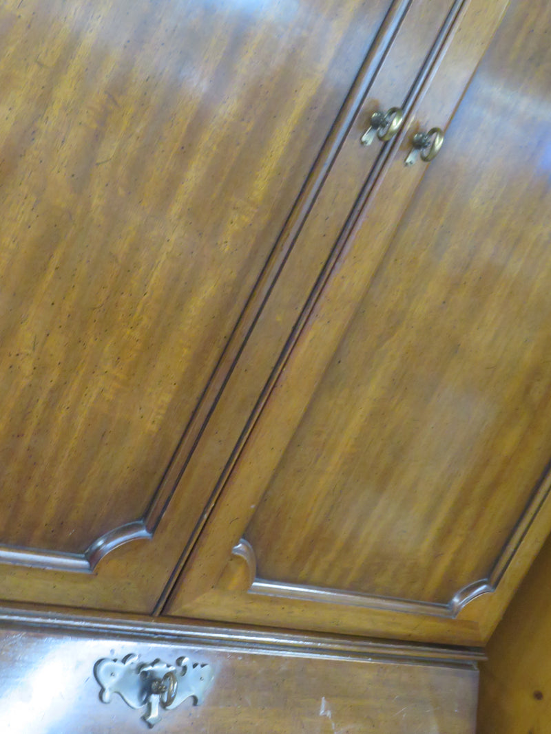 39.5"W Carved Wooden Armoire
