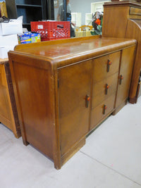 Vintage Waterfall Sideboard with 2 Doors and 3 Drawers