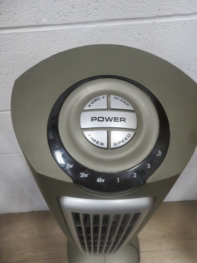 Oscillation Tower Fan in Gray