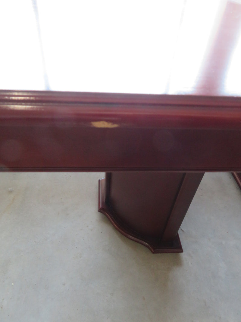 Wood Dining Table with Leaf Insert