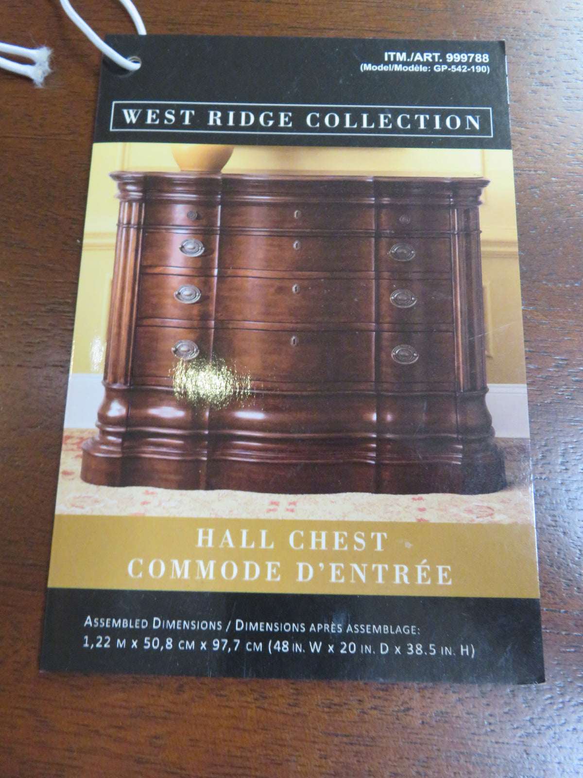 Hall Chest with 5 Drawers