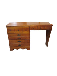 4-Drawer Wood Desk