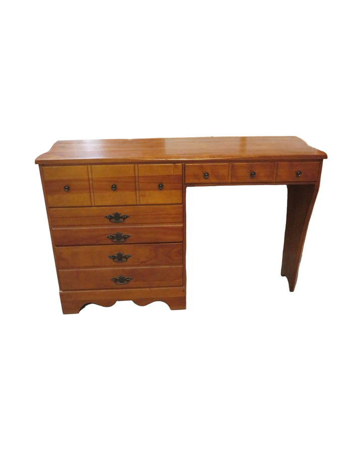 4-Drawer Wood Desk