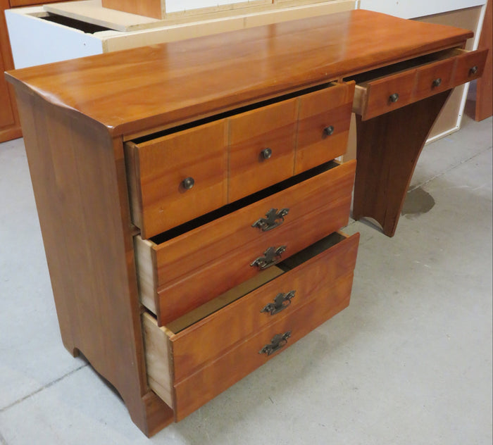 4-Drawer Wood Desk