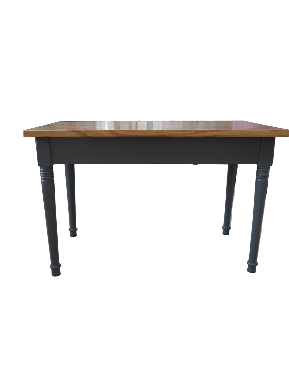 Oak and Grey Side Table