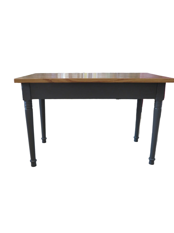 Oak and Grey Side Table