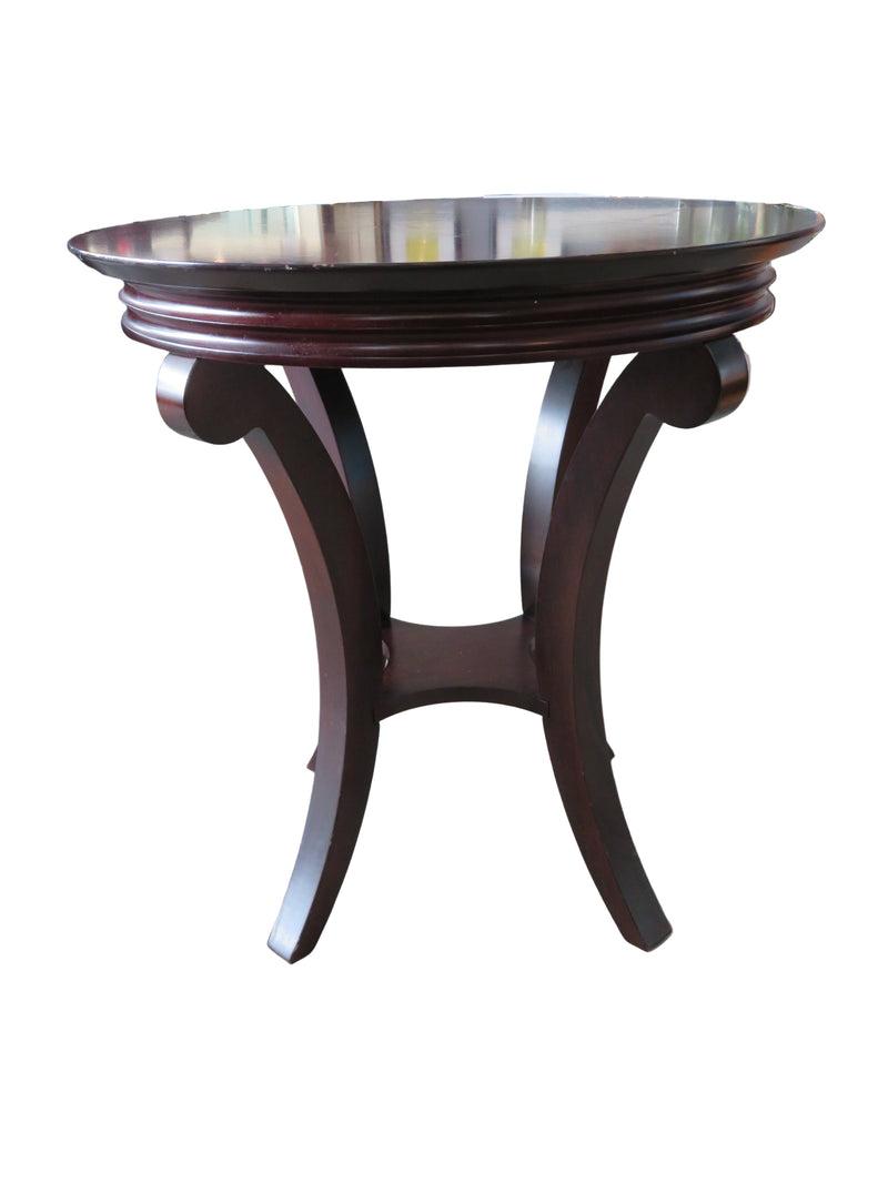 Round Bombay Company Accent Table