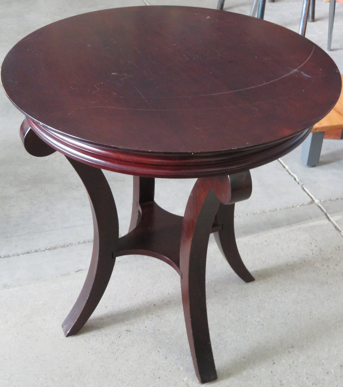 Round Bombay Company Accent Table