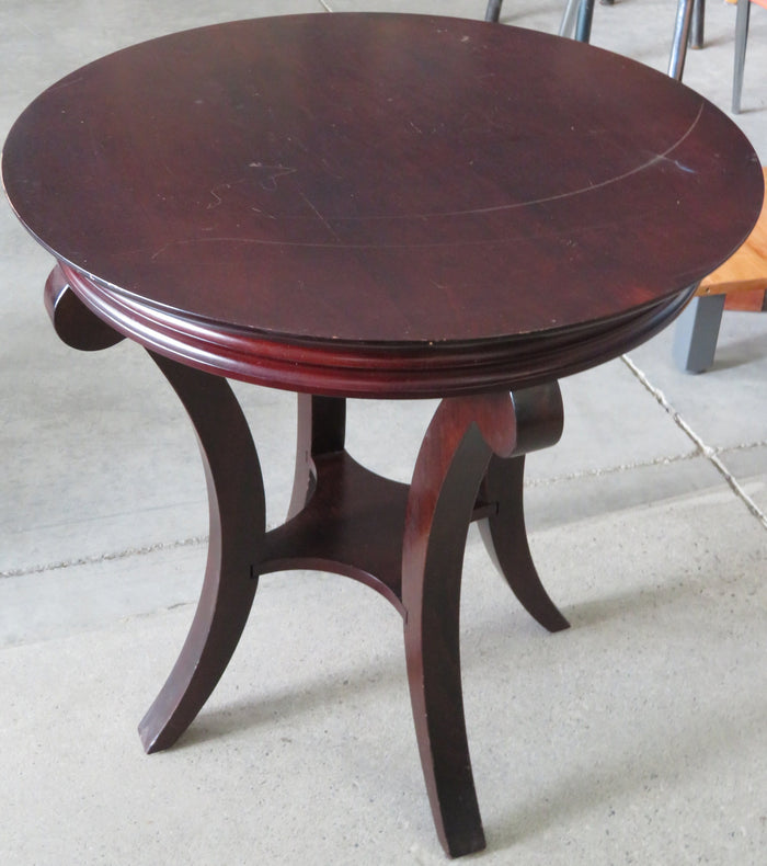 Round Bombay Company Accent Table