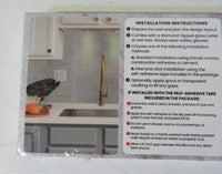 LuxySplash Soft Grayish Textured Glass Subway Wall Tile 4" x 12" (3 Pieces, 1 Sq. Ft./Pack)