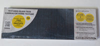 LuxySplash Weathered Charcoal Textured Glass Subway Wall Tile 4" x 12" (3 Pieces, 1 Sq. Ft./Pack)