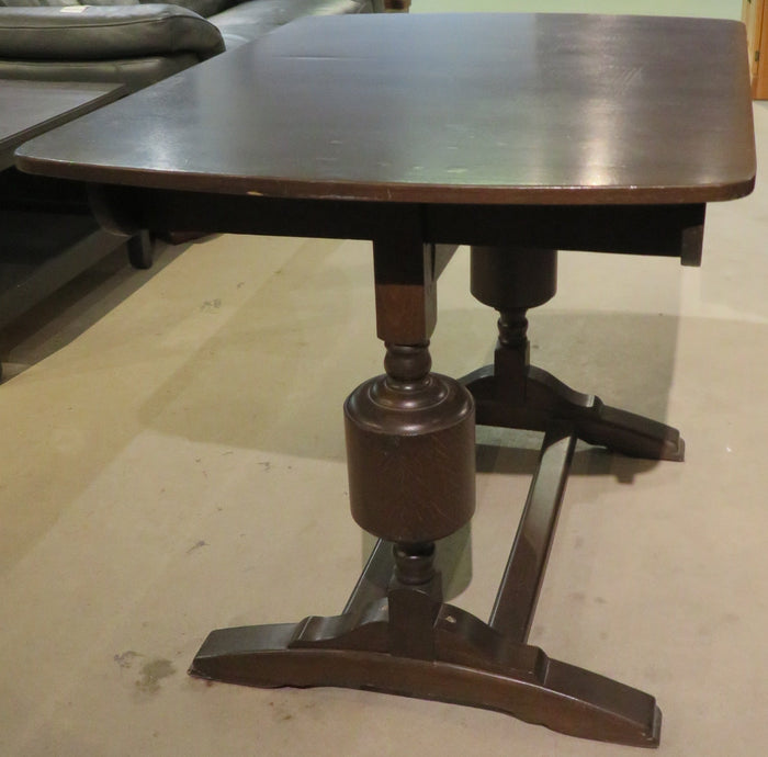 Dark Brown Rectangular Dining Table