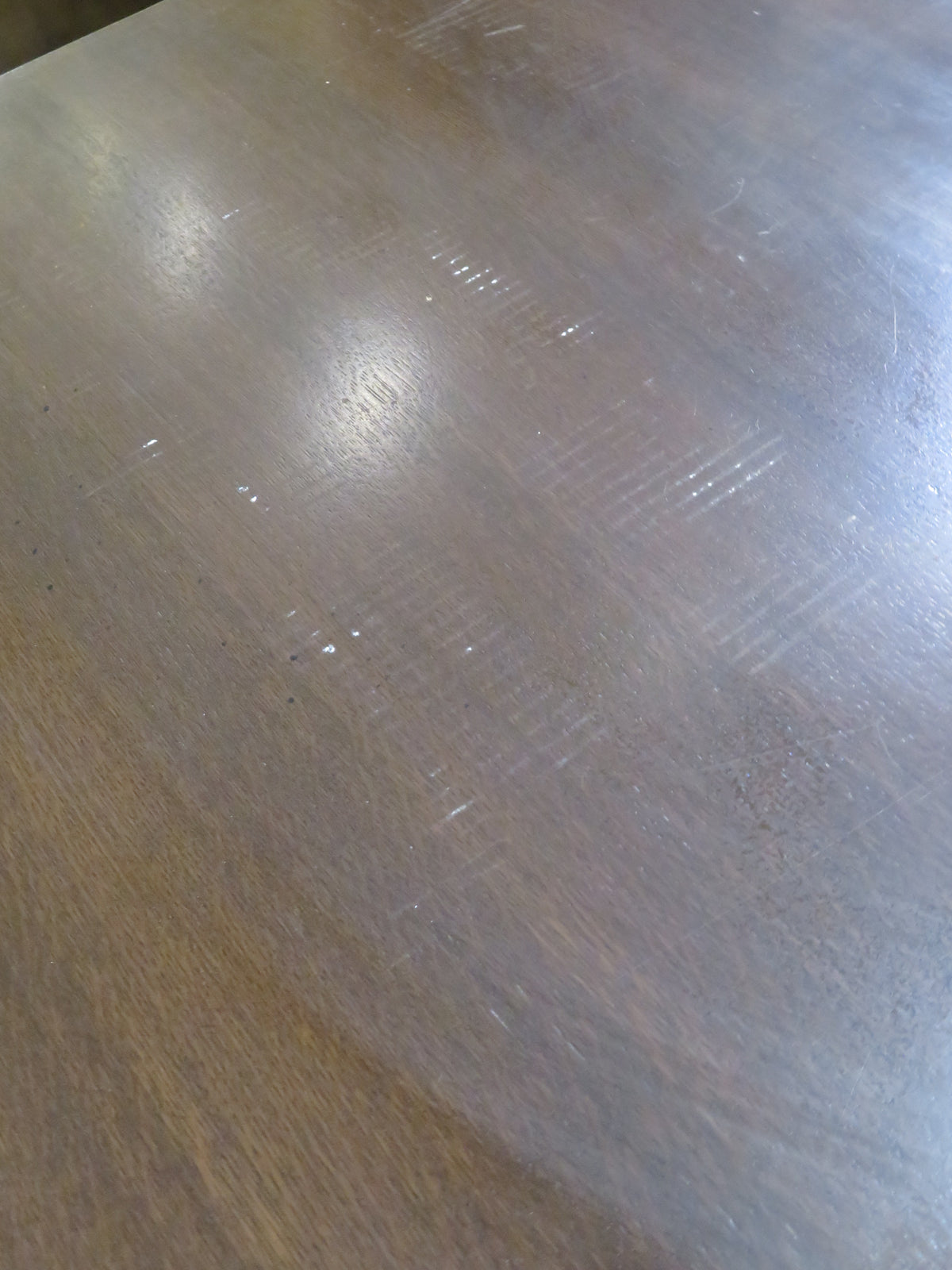 Dark Brown Rectangular Dining Table