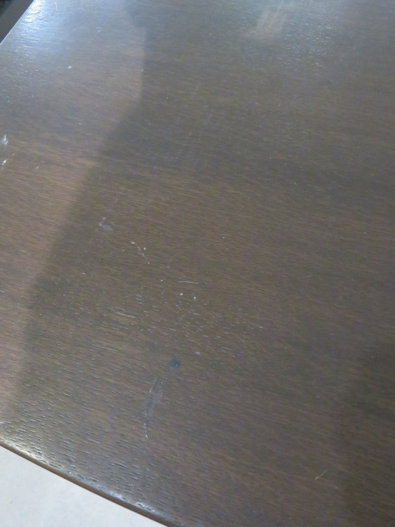Dark Brown Rectangular Dining Table
