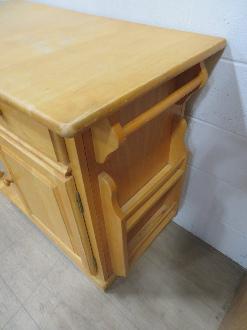 Solid Pine Kitchen Cart