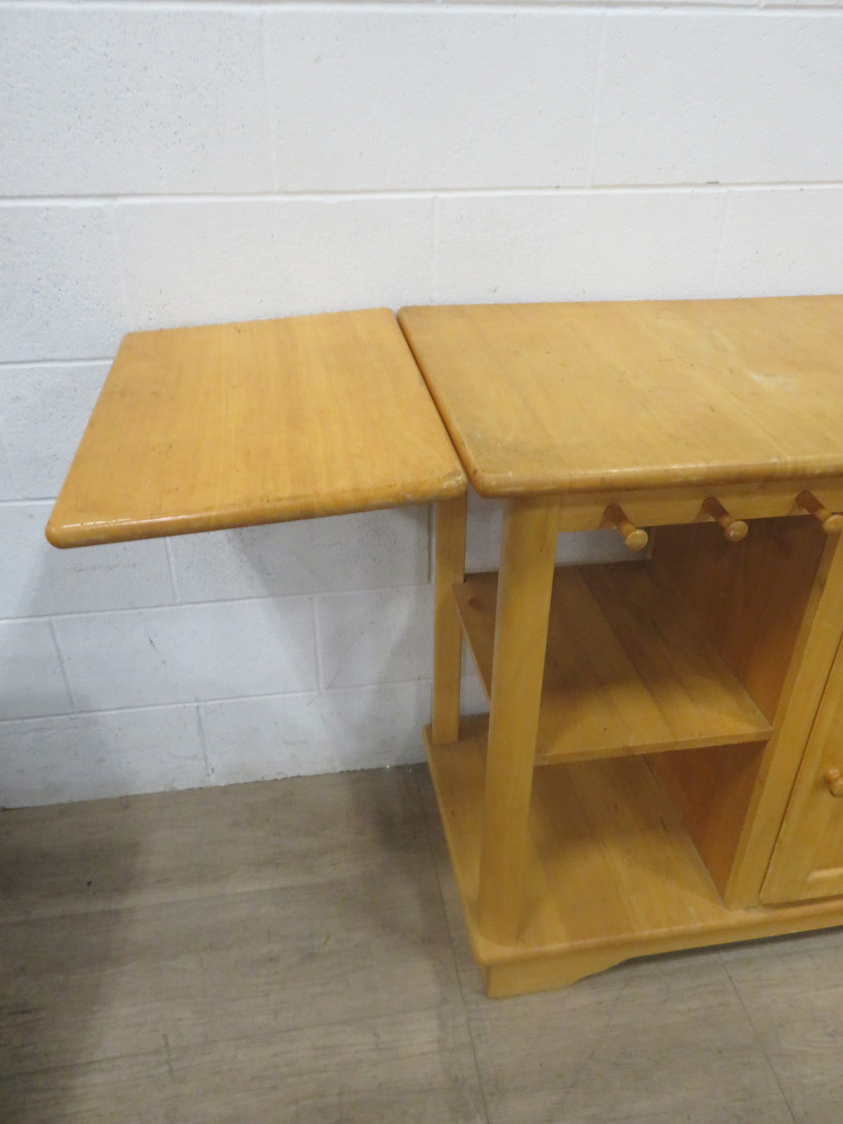 Solid Pine Kitchen Cart