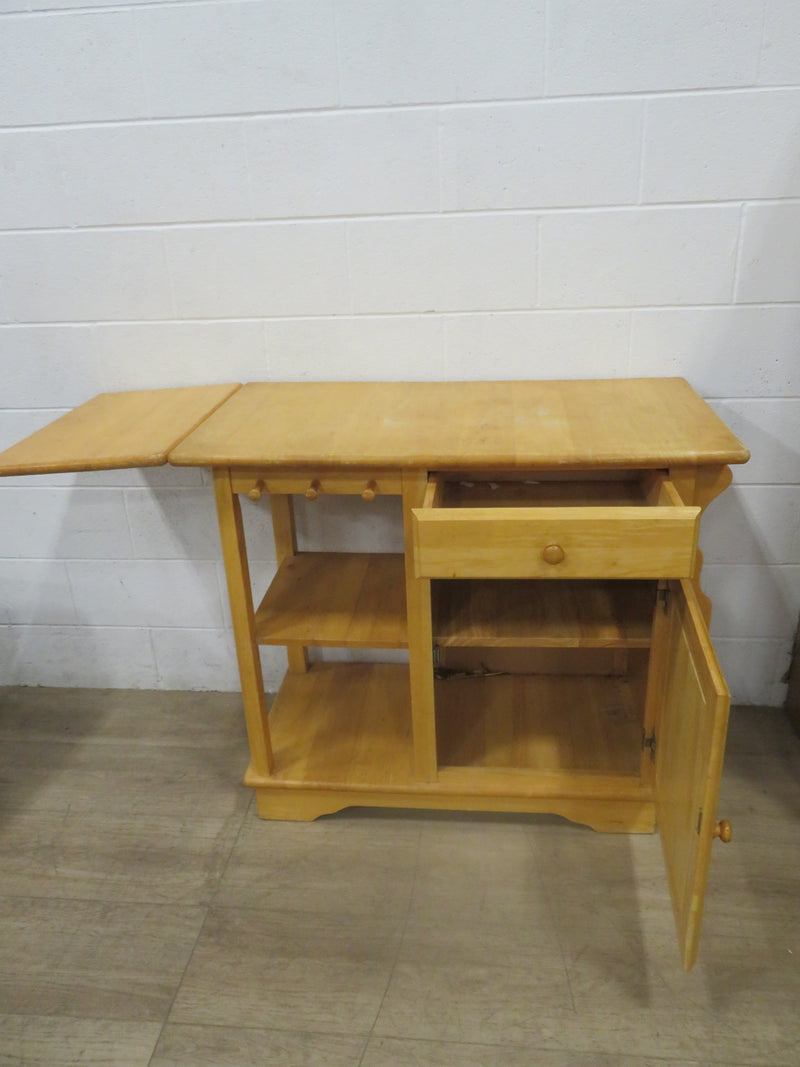 Solid Pine Kitchen Cart